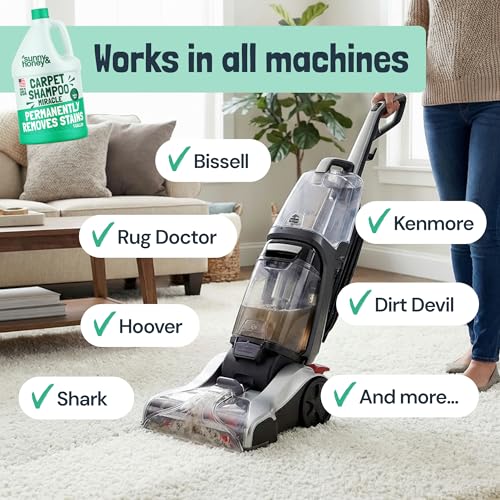 Carpet Cleaner Shampoo Solution for Machines (128 Fl Oz)