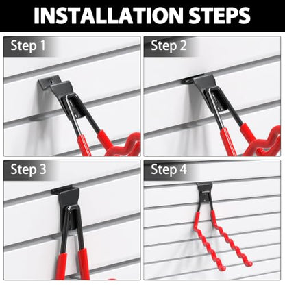 Slatwall Hooks 10 Pack Heavy Duty Multi Sizes (10 Count)