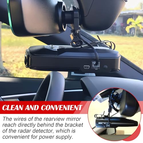 14" Upgraded Mirror Plug Wire Tap for Escort (4 Foot)