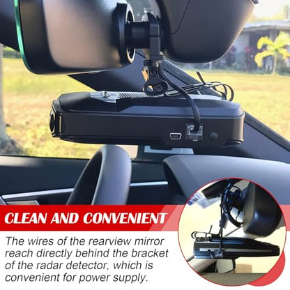 14" Upgraded Mirror Plug Wire Tap for Escort (4 Foot)