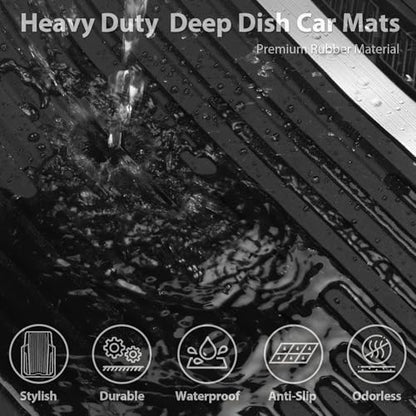 Heavy Duty Rubber Car Mats Metallic
