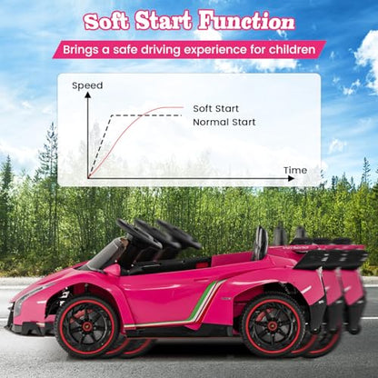 Pink Lamborghini Ride on Car