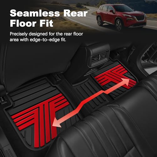 Rubber Floor Mats for Nissan Rogue 2021