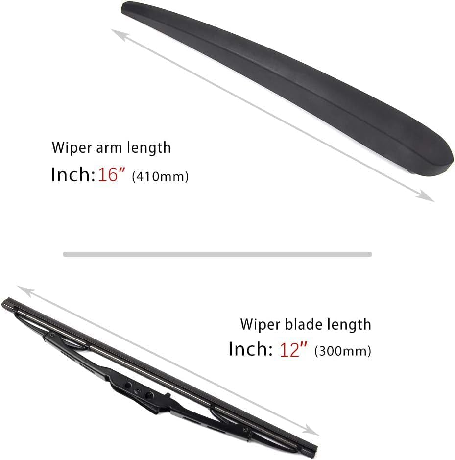 Rear Wiper Arm Blade Set