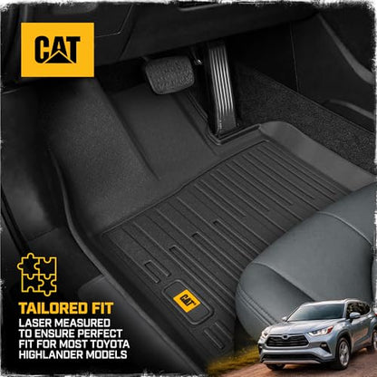JustFit™ 3D All Weather Floor Mats for Toyota Highlander 2020