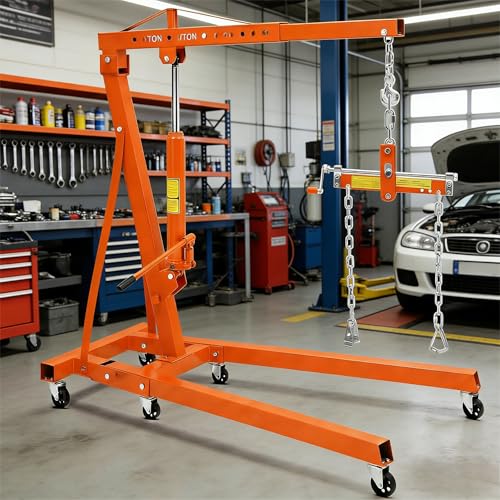 2 Ton Hydraulic Engine Hoist with Lever Stabilizer