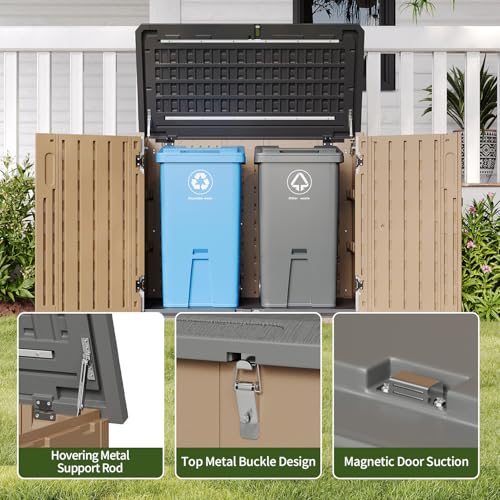 Outdoor Storage Cabinet 35 Cu.Ft 2 Shelves