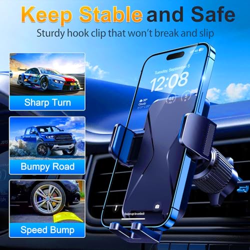 Cell Phone Holder for Car Mount Car Vent Phone Mount