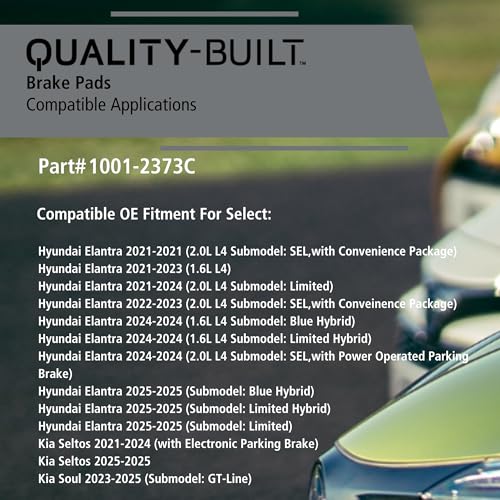 Rear Ceramic Brake Pads