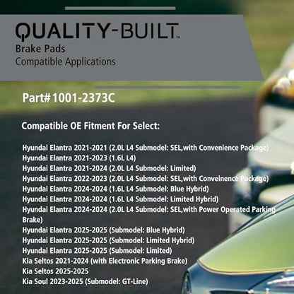 Rear Ceramic Brake Pads