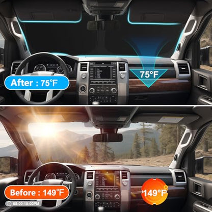 Windshield Sun Shade for Toyota RAV4 Sunshade 2019