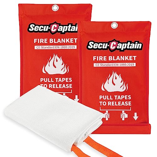 Emergency Fire Blanket for Home and Kitchen (2 Count)