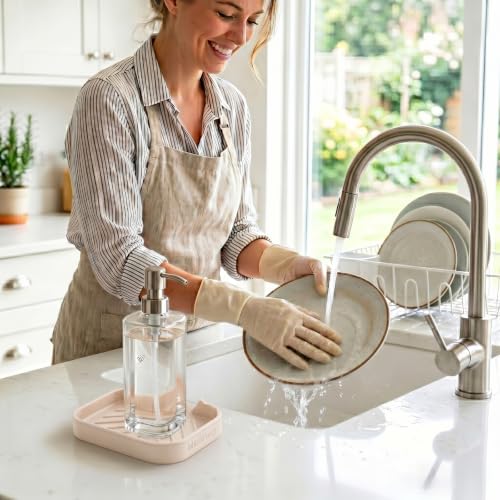 Silicone Soap Dish with Drain Spout