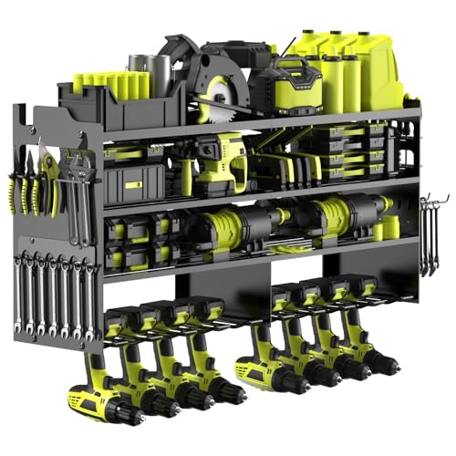 Power Tool Organizer Wall Mount with 8
