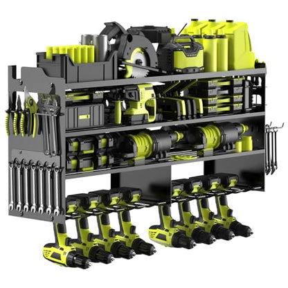 Power Tool Organizer Wall Mount with 8