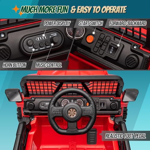 12V Kids Ride on Truck with Remote Control