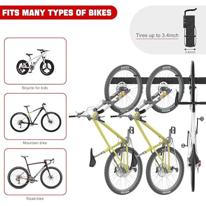 Swivel Bike Storage Rack