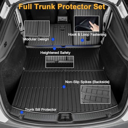9 PCS Tesla New Model Y Juniper 2026 Floor Mats & Accessories