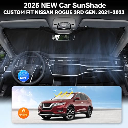 Windshield Sunshade for Nissan Rogue 3rd Gen 2021