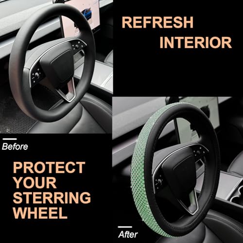 Bling Comfy Steering Wheel Cover for Tesla Model Y