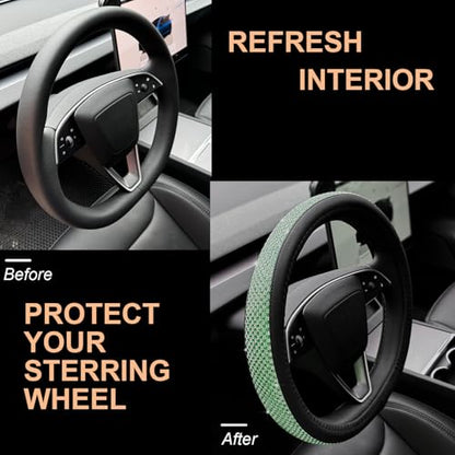 Bling Comfy Steering Wheel Cover for Tesla Model Y