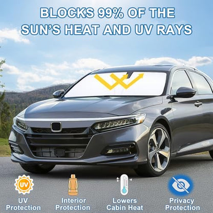Premium Car Windshield Sun Shade for 2018