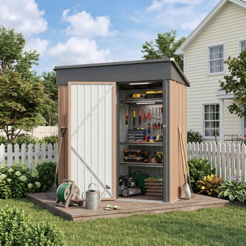 5x3 FT Shed Outdoor Waterproof Storage Shed