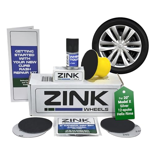 Premium Tesla Wheel Curb Rash Repair Kit for Model X 20