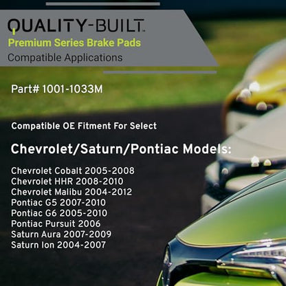 Rear Semi Metallic Brake Pads