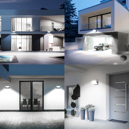 40W 8 Pack LED Outdoor Wall Light (8 Count)