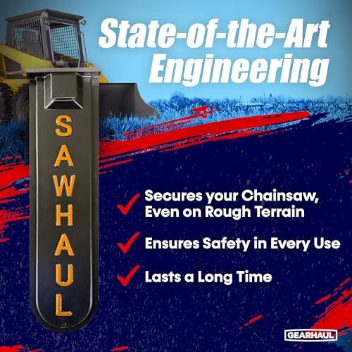 GearHaul SawHaul Fixed Universal Tractor Chainsaw Carrier