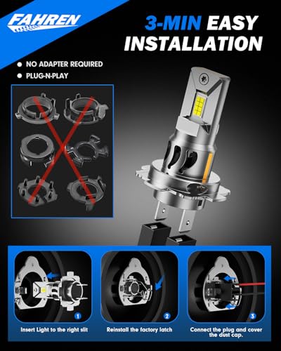Upgraded H7 LED Bulbs (2 Count)