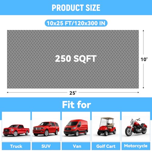 10x25 FT Garage Floor Mat