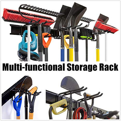 Garage Storage Organization System Ski Wall Rack Up to 10 Pairs