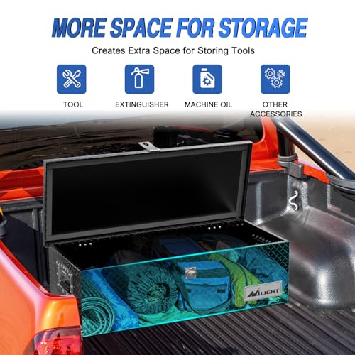 30 Inch Truck Tool Box Heavy Duty Aluminum Diamond Plate Toolboxes