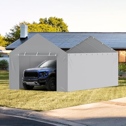 Carport Replacement Canopy Cover Side Wall 12 x 20 ft