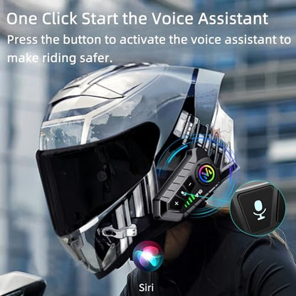 Motorcycle Helmet Bluetooth Headset Speakers with HiFi Sound