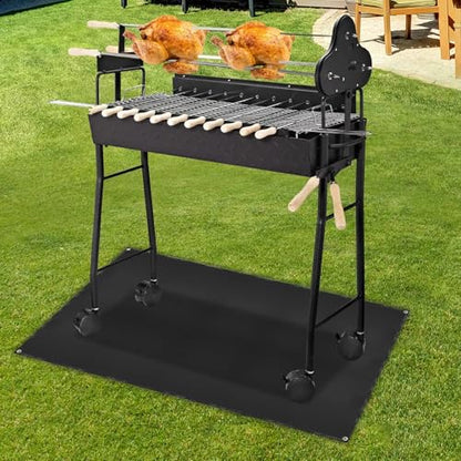 Under Grill Mat for Outdoor Grilling
