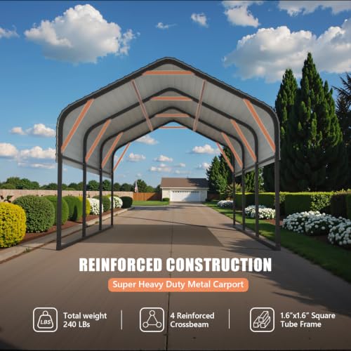 10x16 Heavy Duty Metal Carport