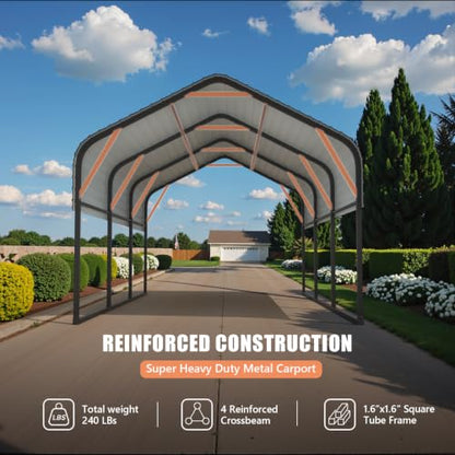 10x16 Heavy Duty Metal Carport
