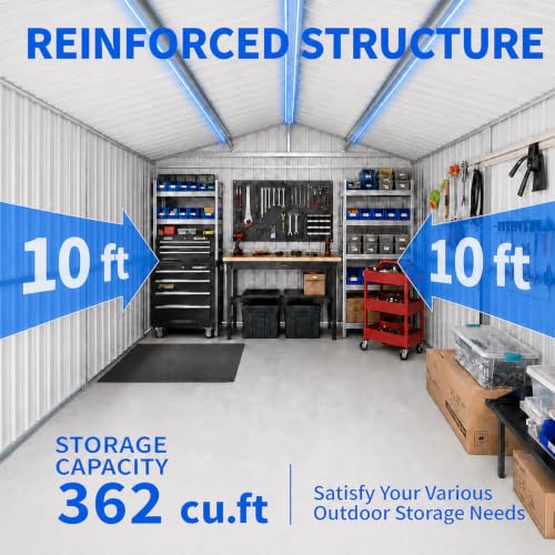 8x10 FT Outdoor Storage Shed
