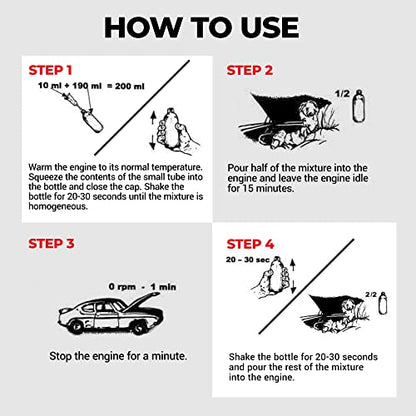 D8 engine oil treatment