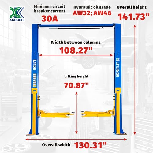 Overhead Auto Car Lift 11500 lb Capacity Truck Hoist