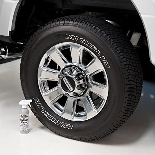Rubber Care Matte Tire Shine & Ceramic Rubber Conditioner (32 Ounce)
