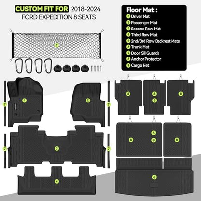 All Weather Floor Mat Set for 2018