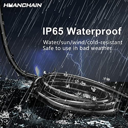 Indoor Outdoor Black Extension Cord 20 FT Waterproof 16