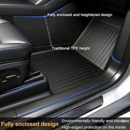 9 PCS Tesla New Model Y Juniper 2026 Floor Mats & Accessories