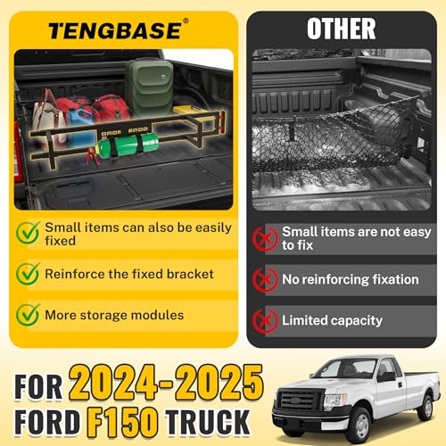 Truck Bed Divider Compatible with 2015