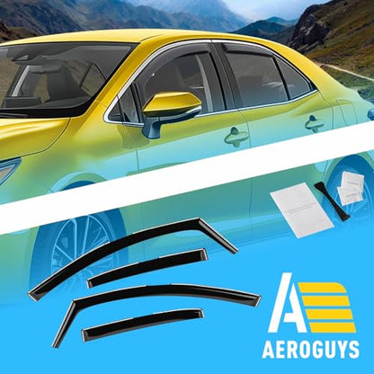 Extra Durable Window Deflectors in (4 Count)