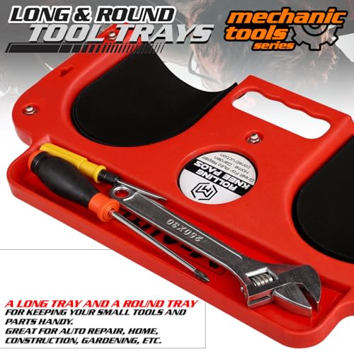 Rolling Knee Creeper Durable Knee Pads with Full 360 Degree Turn Casters and Tool Tray